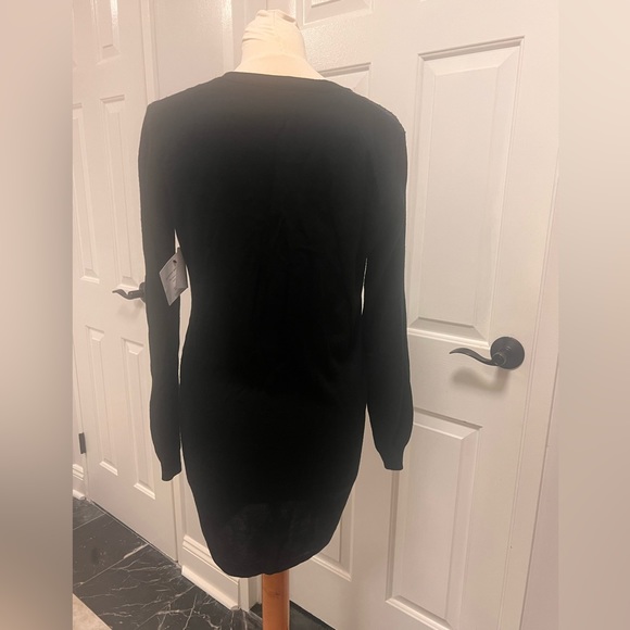 Lanvin polka dot black V-neck sweater / cardigan excellent condition, size M - Picture 5 of 7